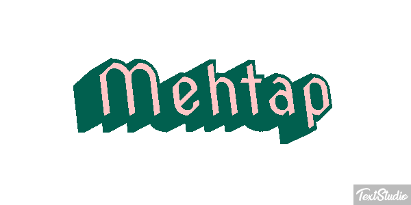 Mehtap Efecto de texto
