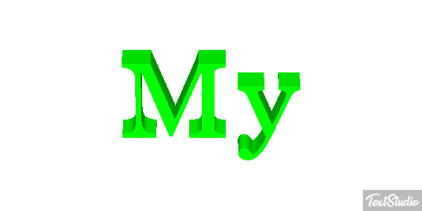My Text effect
