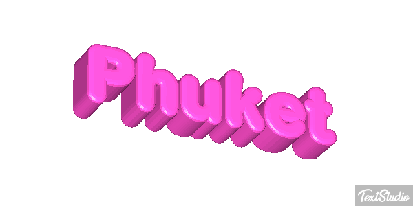 Phuket Efecto de texto
