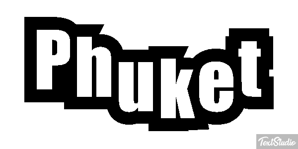 Phuket Efecto de texto