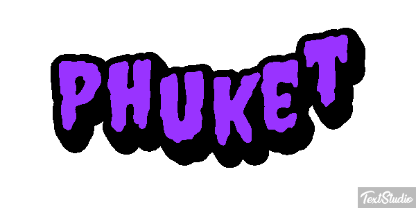 Phuket Efecto de texto