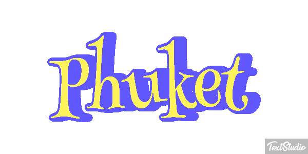 Phuket Efecto de texto