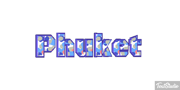 Phuket Efecto de texto