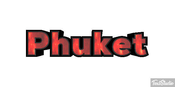 Phuket Efecto de texto