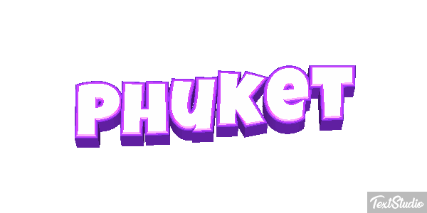 Phuket Efecto de texto