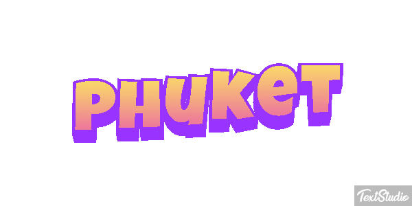 Phuket Efecto de texto
