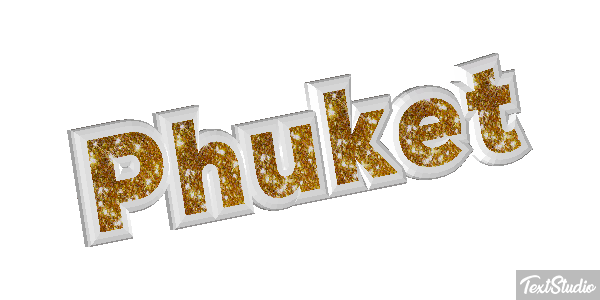 Phuket Efecto de texto