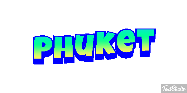 Phuket Efecto de texto