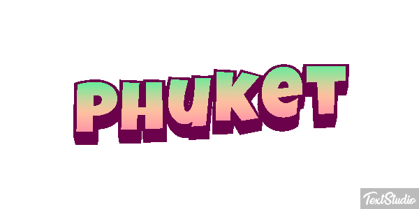 Phuket Efecto de texto