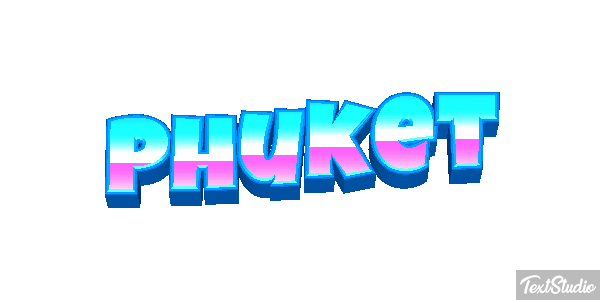Phuket Efecto de texto