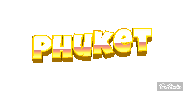 Phuket Efecto de texto