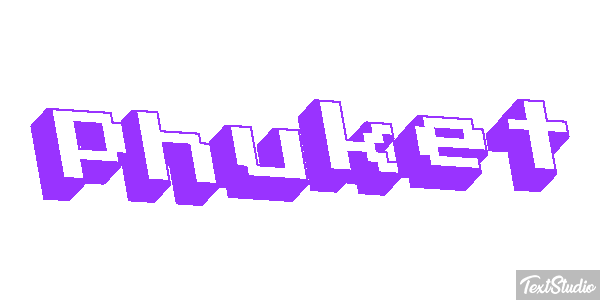 Phuket Efecto de texto