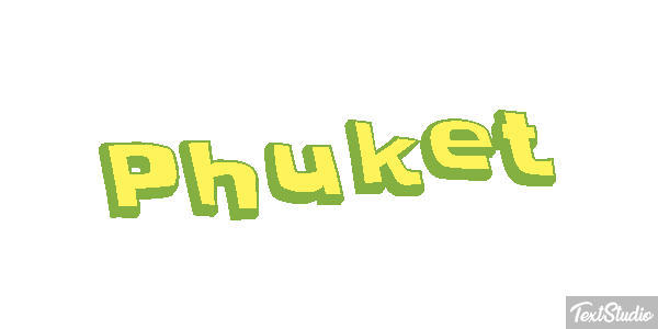 Phuket Efecto de texto