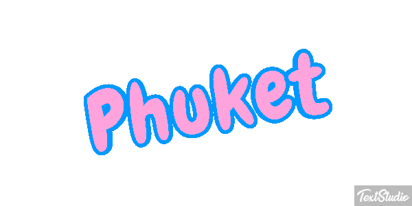 Phuket Efecto de texto