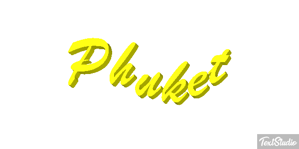 Phuket Efecto de texto