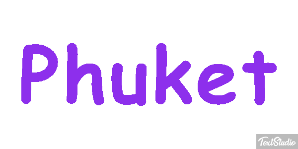 Phuket Efecto de texto
