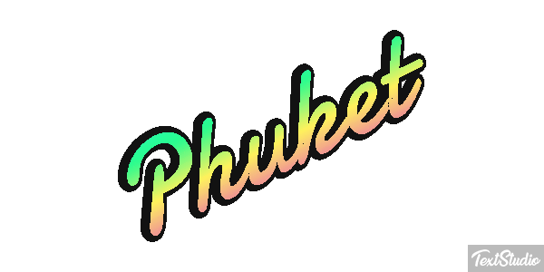 Phuket Efecto de texto