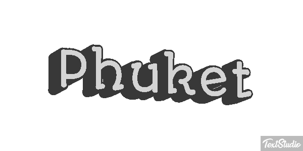 Phuket Efecto de texto