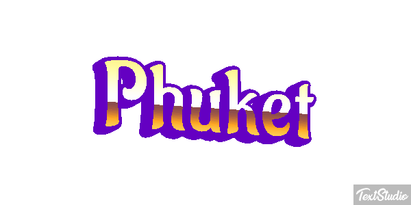 Phuket Efecto de texto