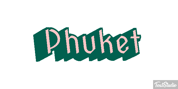 Phuket Efecto de texto