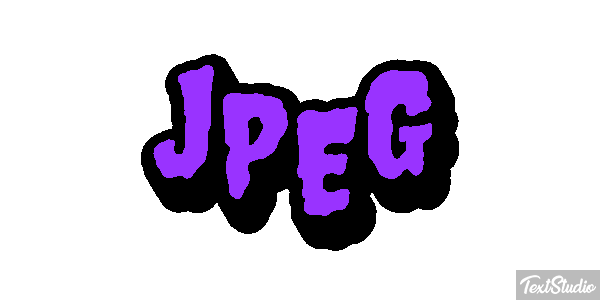 JPEG Текстовый эффект
