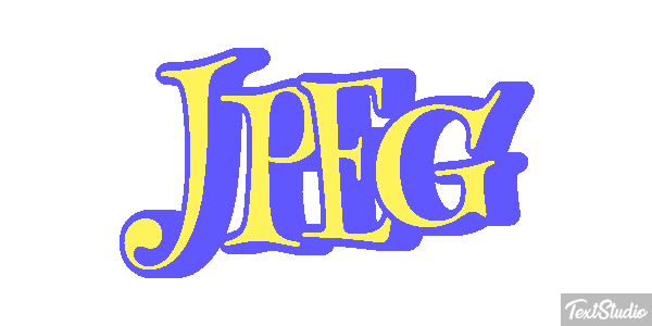 JPEG Текстовый эффект