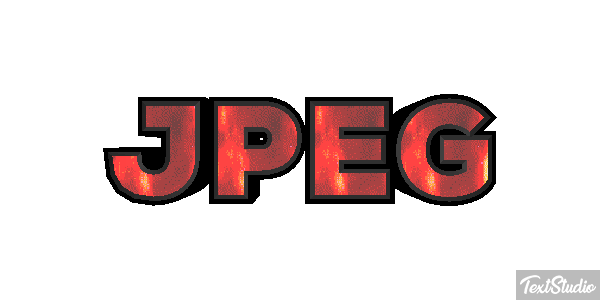 JPEG Текстовый эффект