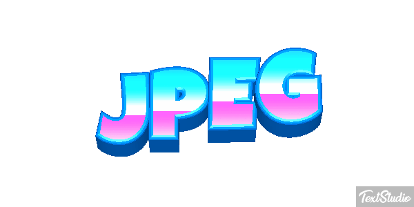 JPEG Текстовый эффект