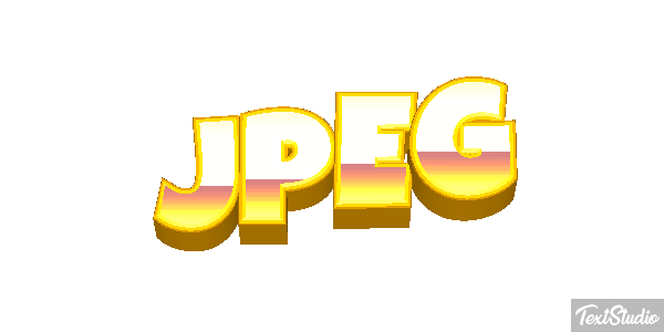 JPEG Текстовый эффект