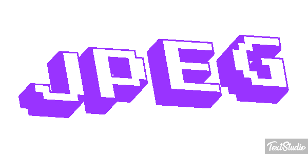 JPEG Текстовый эффект