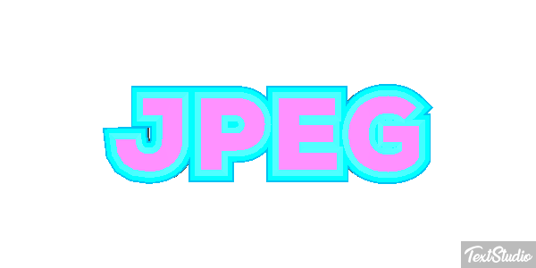 JPEG Текстовый эффект