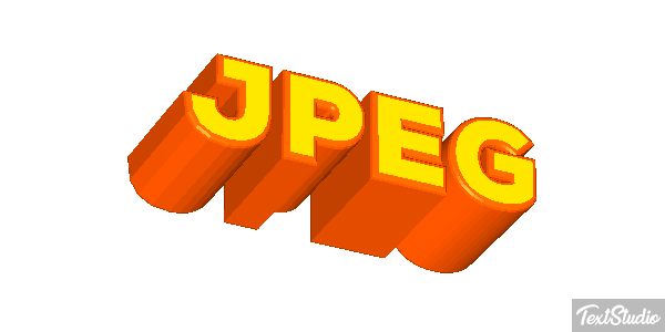 JPEG Текстовый эффект