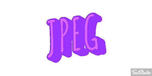 JPEG Текстовый эффект