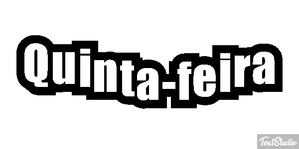 Quinta-feira Efeito do texto