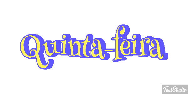 Quinta-feira Efeito do texto