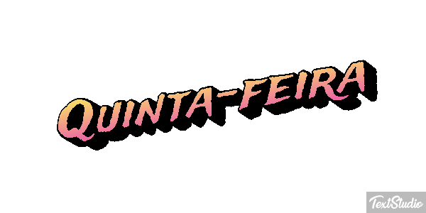 Quinta-feira Efeito do texto