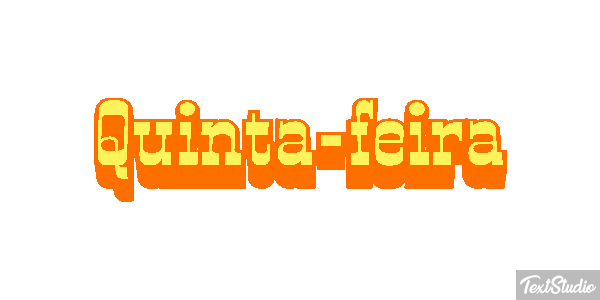 Quinta-feira Efeito do texto