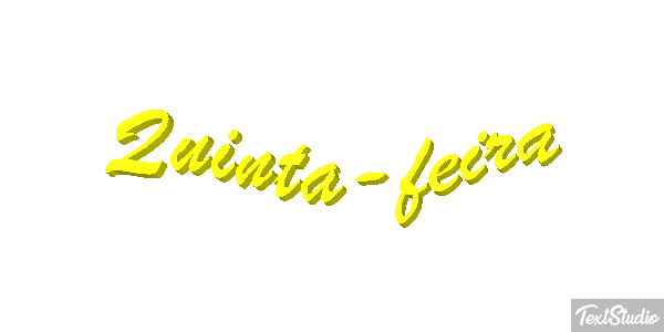 Quinta-feira Efeito do texto