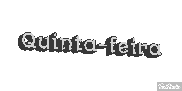 Quinta-feira Efeito do texto