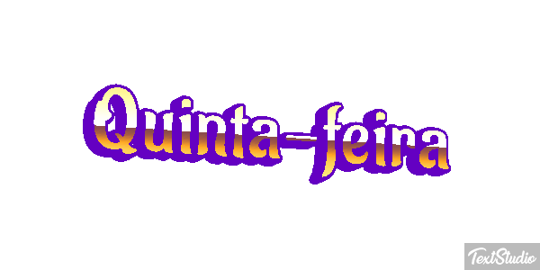 Quinta-feira Efeito do texto