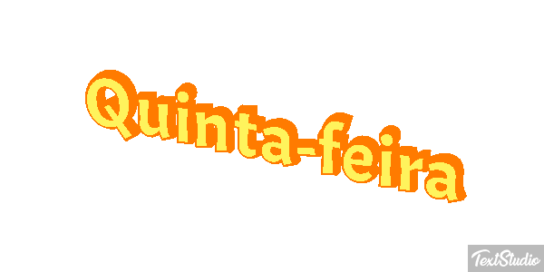 Quinta-feira Efeito do texto