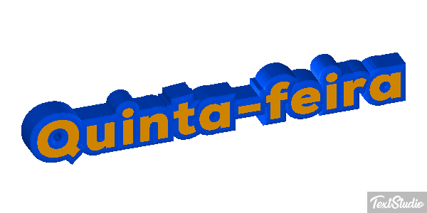 Quinta-feira Efeito do texto