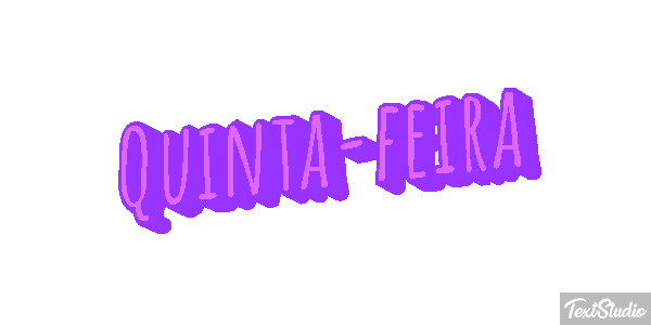 Quinta-feira Efeito do texto