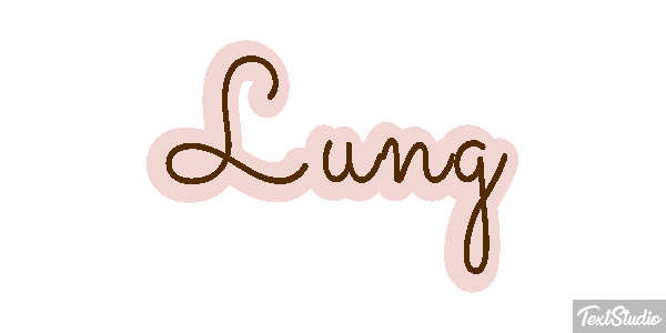 Lung テキスト効果