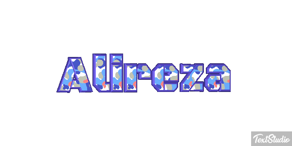 Alireza Tekst effect