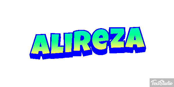 Alireza Tekst effect