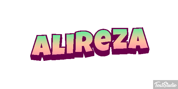 Alireza Tekst effect