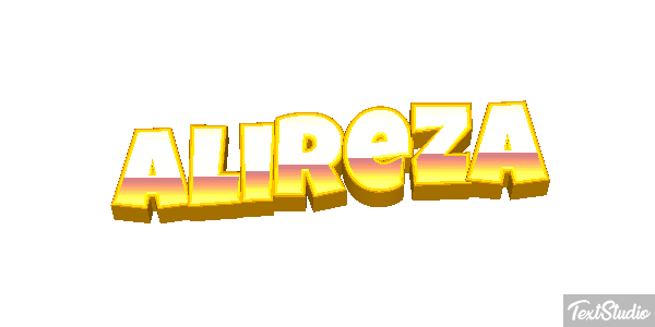 Alireza Tekst effect