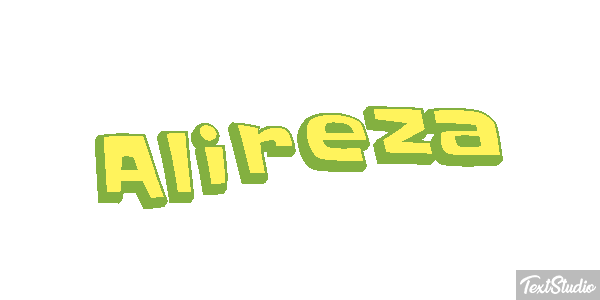 Alireza Tekst effect