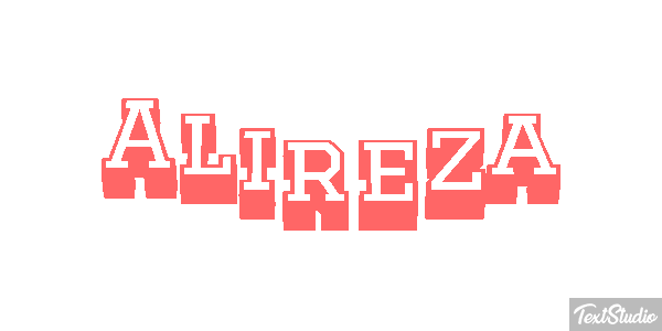 Alireza Tekst effect